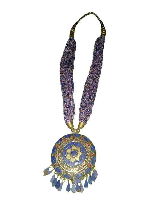 Handmade Afghan Tribal Necklace – A Symbol of Elegance & Heritage Art work. fine work