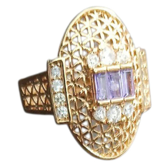 Classic Gold-Plated Ring Set – Perfect Gift for Her