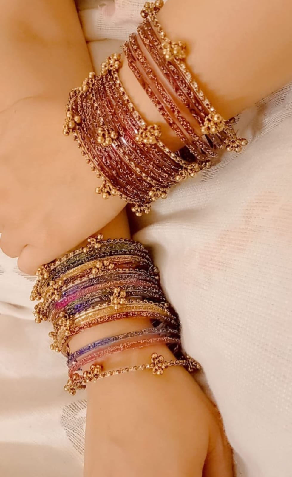 Multi Raindrop Original Kashmiri  Bangles