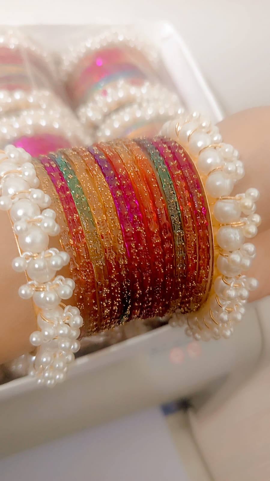 Multi Raindrop Original Kashmiri Bangles