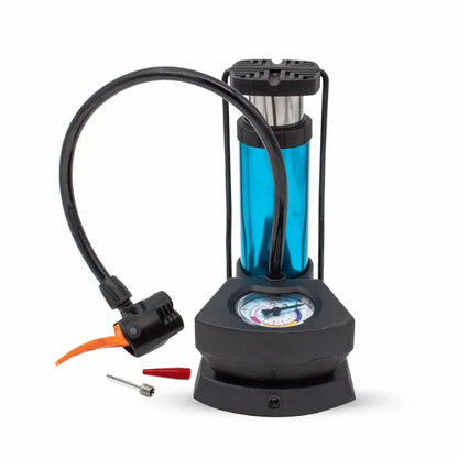 High pressure foot pump with guage