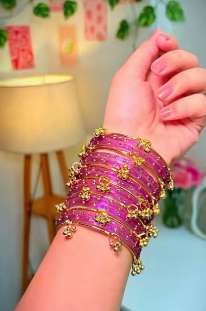 Multi Raindrop Original Kashmiri  Bangles