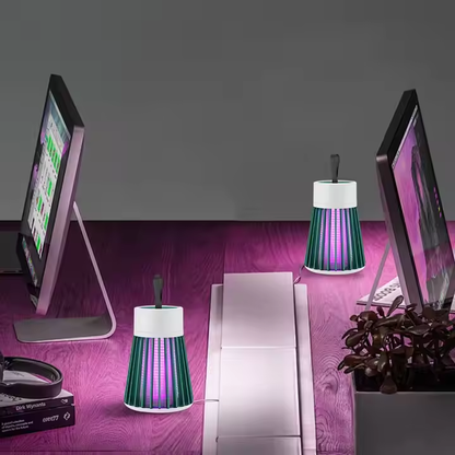 Portable USB Rechargeable Mosquito Killer Lamp – Indoor/Outdoor Bug Zapper