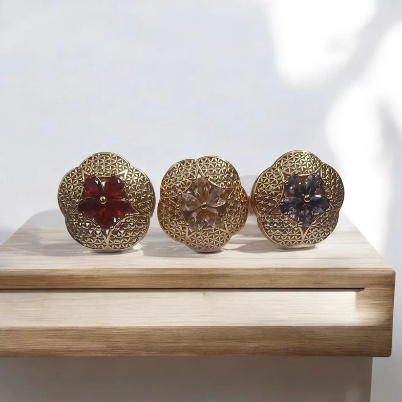 Classic Gold-Plated Ring Set – Perfect Gift for Her