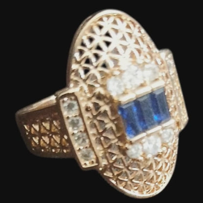 Classic Gold-Plated Ring Set – Perfect Gift for Her