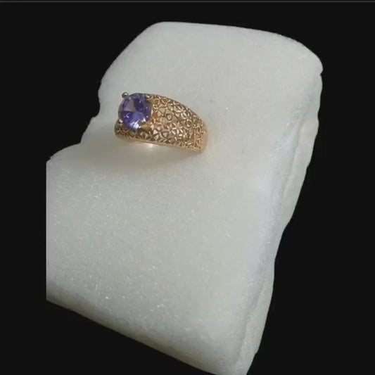 Classic Gold-Plated Ring Set – Perfect Gift for Her