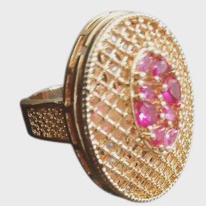 Classic Gold-Plated Ring Set – Perfect Gift for Her