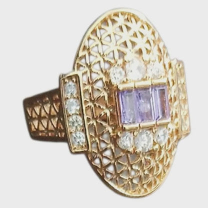 Classic Gold-Plated Ring Set – Perfect Gift for Her