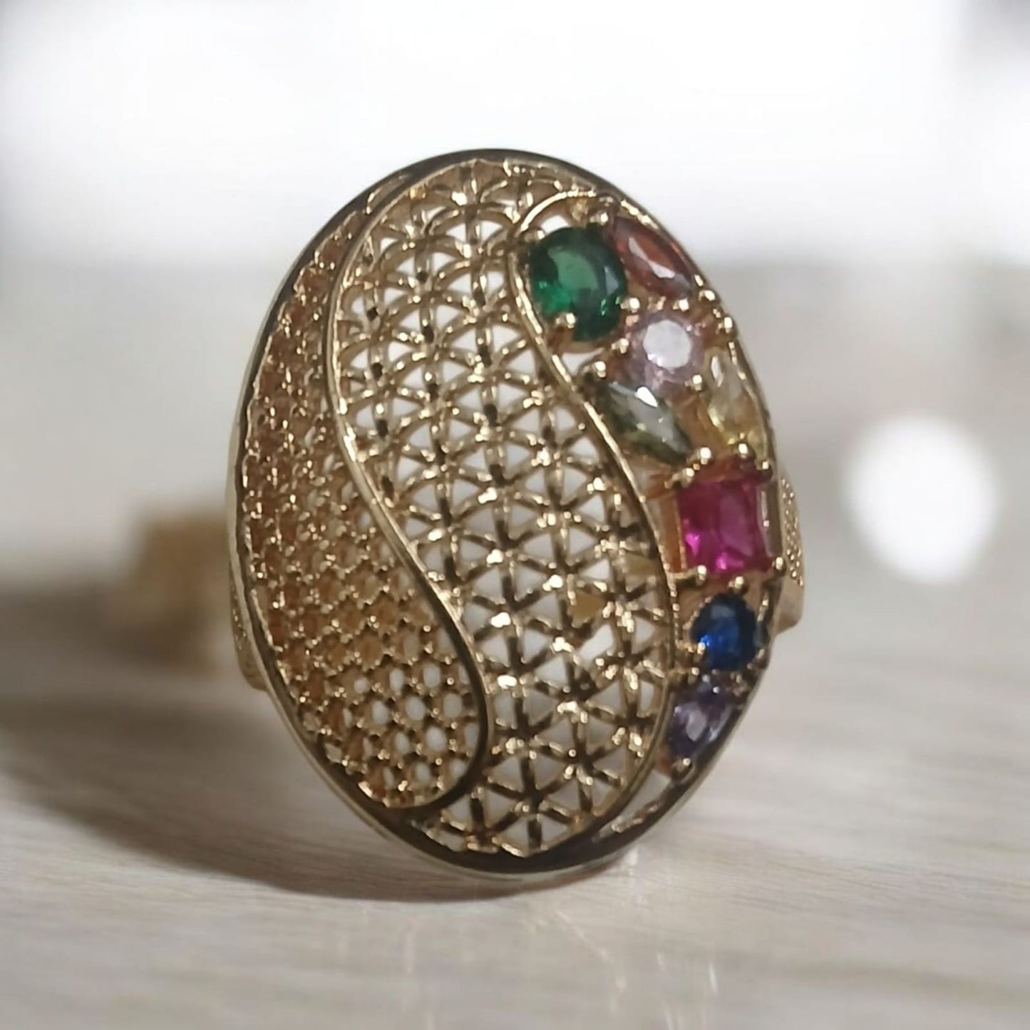 Classic Gold-Plated Ring Set – Perfect Gift for Her