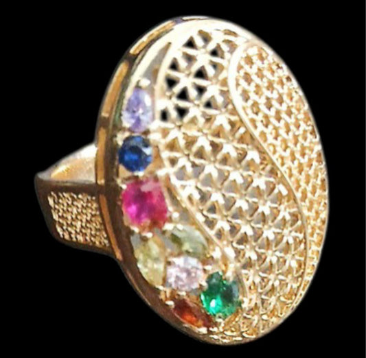 Classic Gold-Plated Ring Set – Perfect Gift for Her