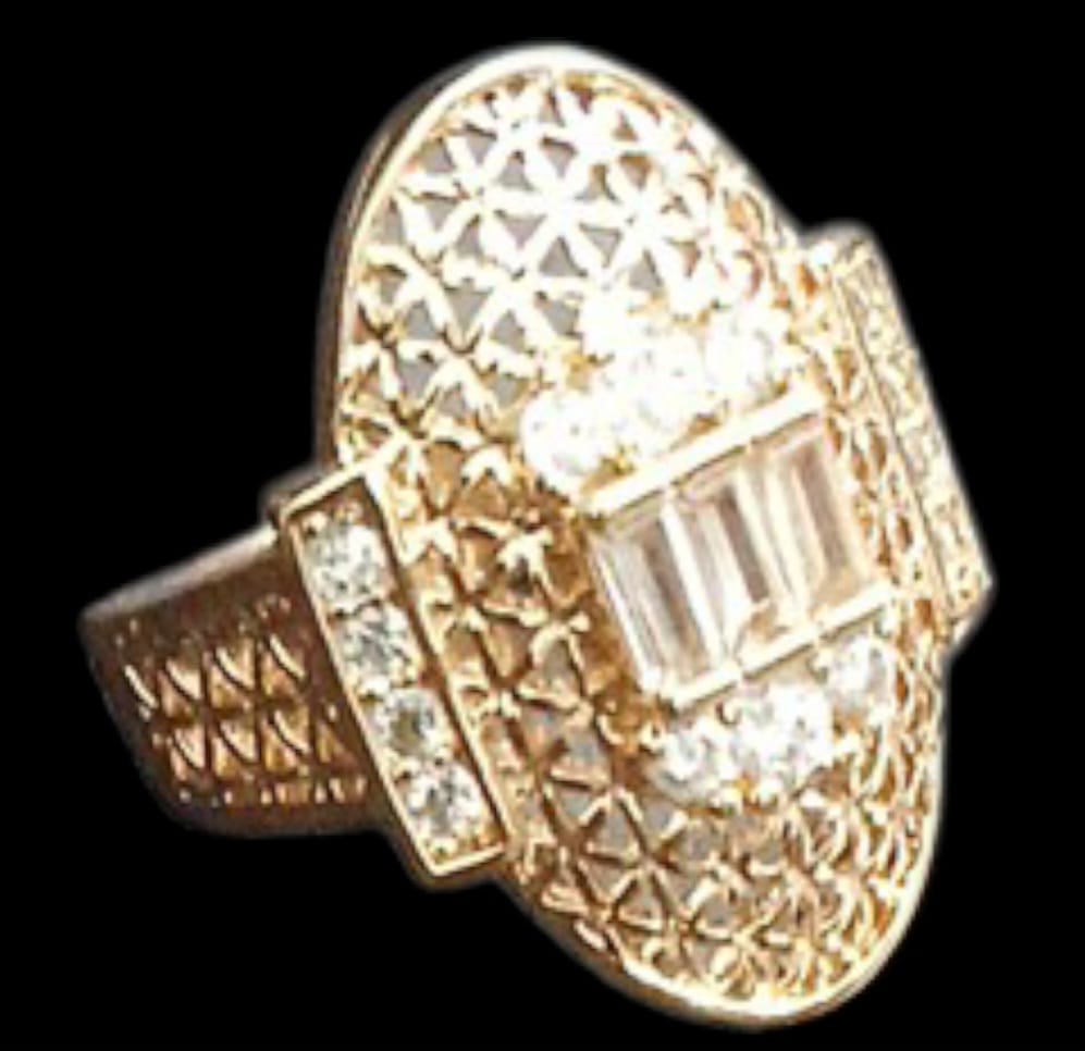 Classic Gold-Plated Ring Set – Perfect Gift for Her