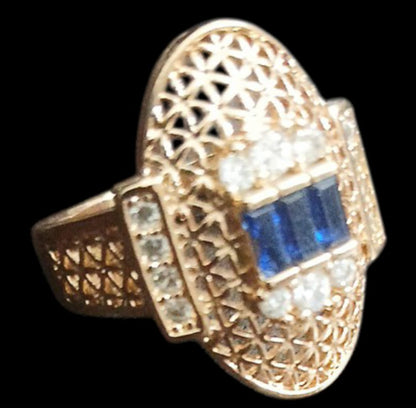 Classic Gold-Plated Ring Set – Perfect Gift for Her